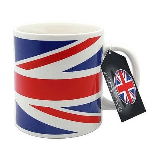 Przejdź do produktu Union Jack Ceramic Mug, Jumbo Size