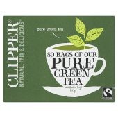 Przejdź do produktu Clipper Pure Green Tea Bags 80 per pack