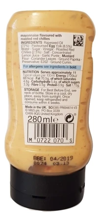 Marks & Spencer Peri Peri Mayo 280ml 2.jpg