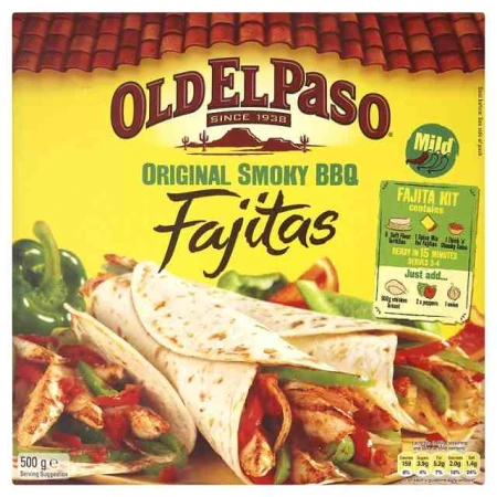 Old El Paso Kit for Original Smoky BBQ Fajitas 500g.jpg