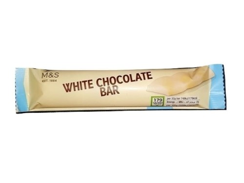 Przejdź do produktu Marks & Spencer White Chocolate Bar 32g