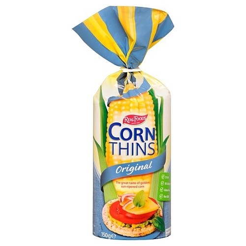 Przejdź do produktu Real Foods Corn Thins Original 150g
