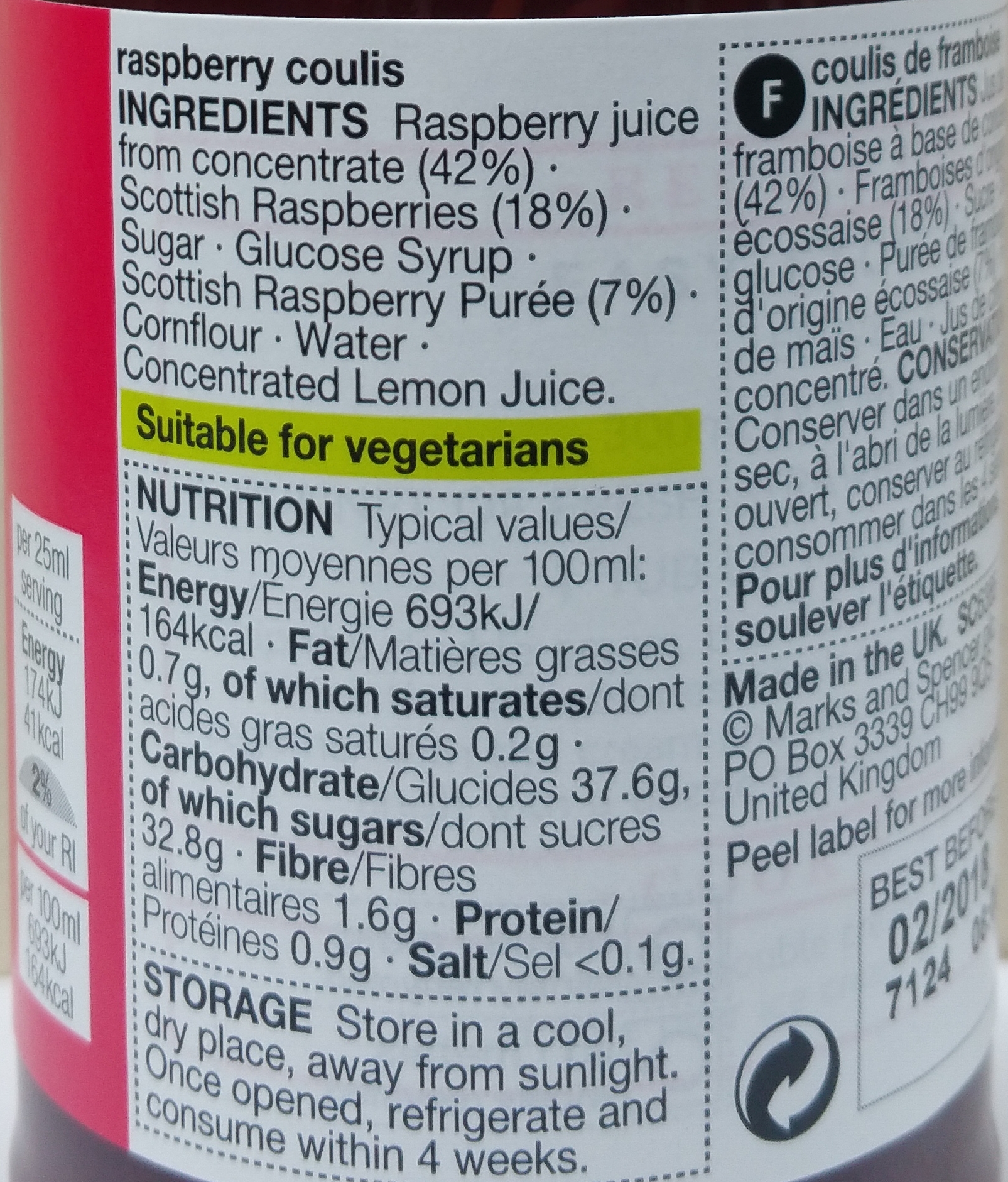 Marks & Spencer Scottish Raspberry Coulis 2.jpg