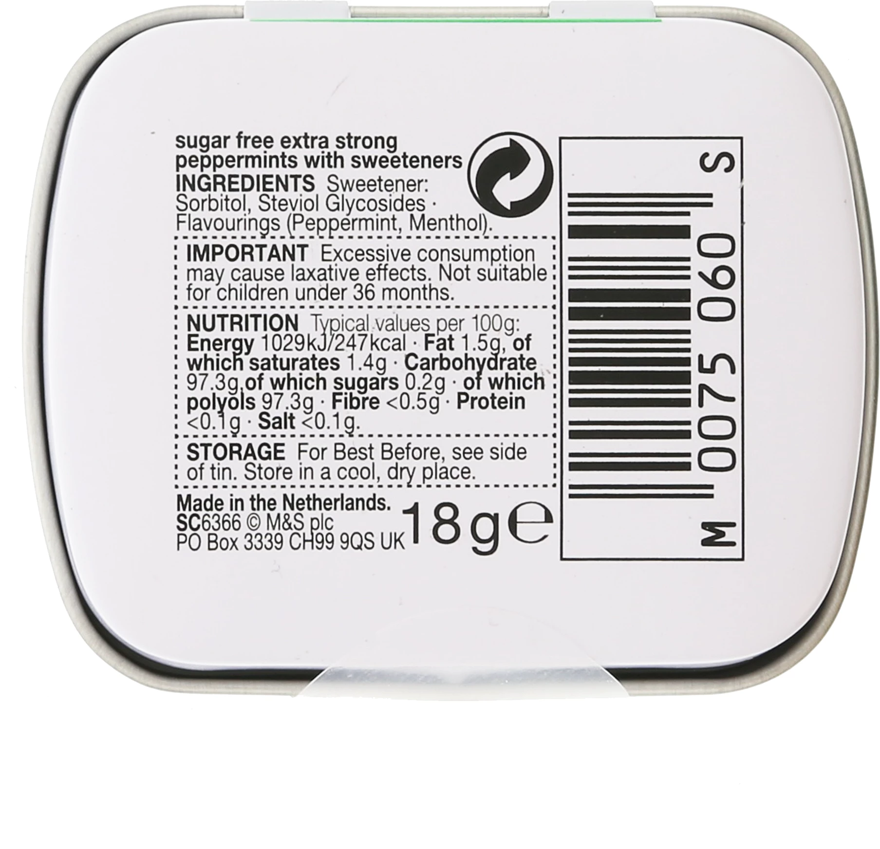 M&S Curiously Strong Mints Tin 18g 2.png