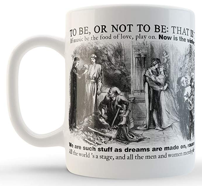 William Shakespeare Quotes Ceramic Mug 300ml 4.png