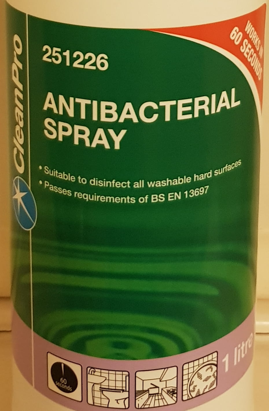 Clean Pro AntiBacterial Professional Disinfectant Spray 1 Litre 2.jpg
