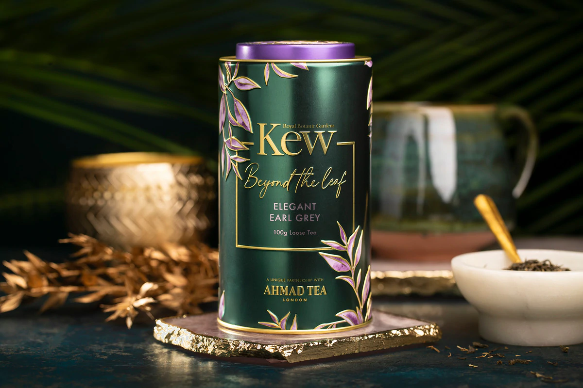 Elegant Earl Grey Tea - 100g Loose Leaf Caddy from Kew Gardens Beyond the Leaf Collection 2.webp