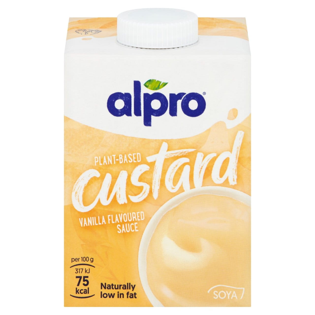 Alpro Dairy Free Plant Based Vanilla Custard 525g.jpg