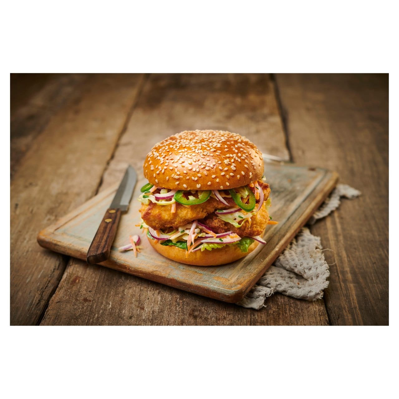 St Pierre Sliced Seeded Brioche Burger Buns 4 per pack 2.jpg