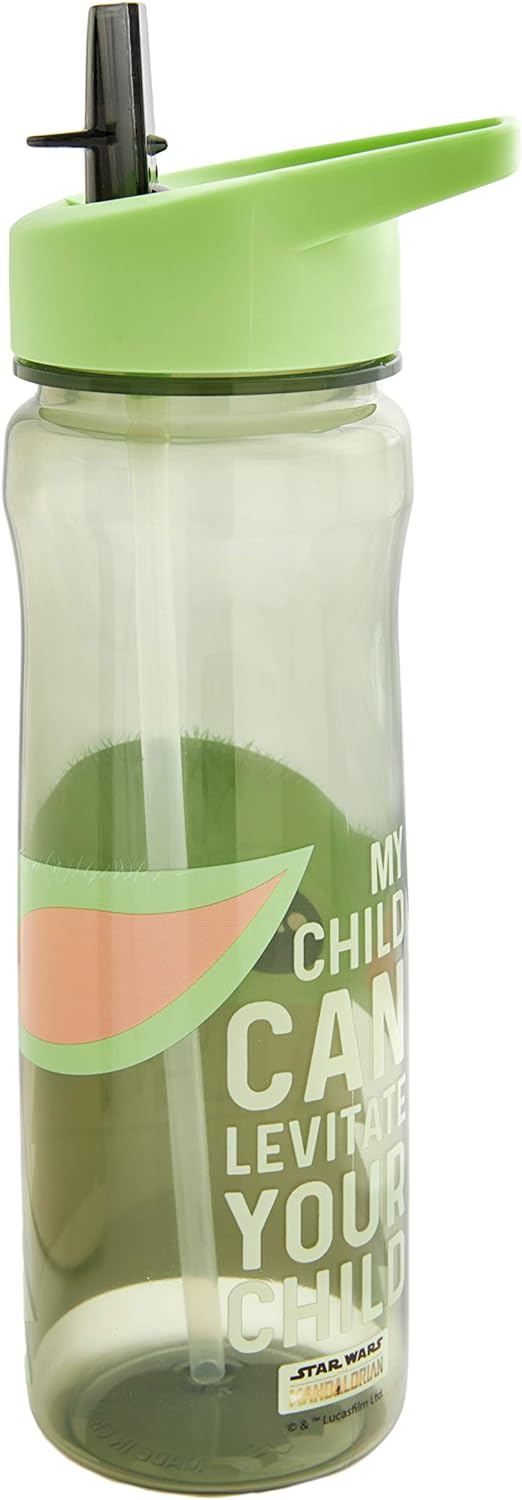 Star Wars The Mandalorian Child Water Bottle with Straw Reusable 600ml 6.jpg