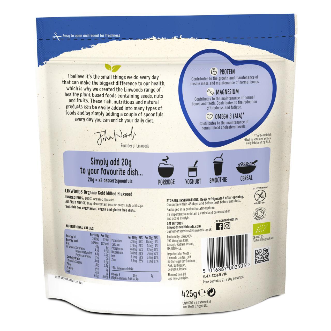 Linwoods Milled Organic Flaxseeds 425g 2.jpg