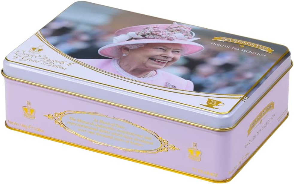 New English Teas Queen Elizabeth II Tea Tin with 72 Assorted Teabag Selection 6.jpg