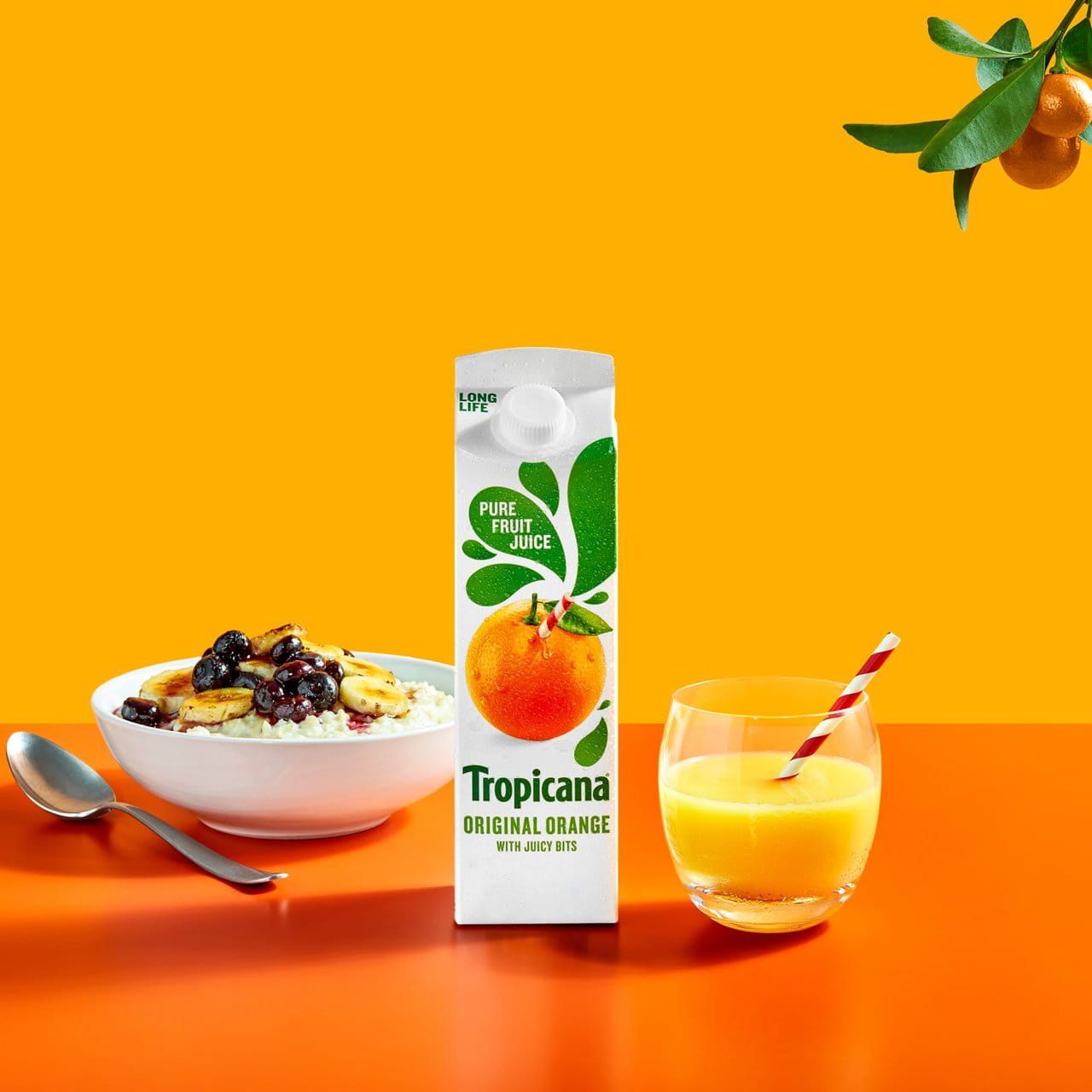 Tropicana Long Life Pure Original Orange Fruit Juice with Bits 850ml 2.jpg