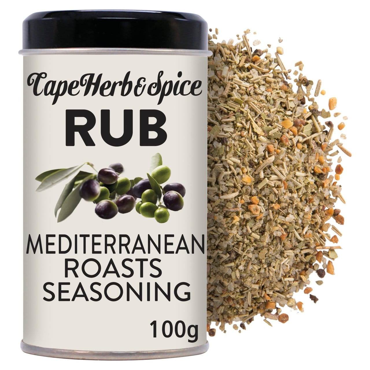 Cape Herb &amp; Spice Mediterranean Roast Seasoning Rub Tin 100g 3.jpg