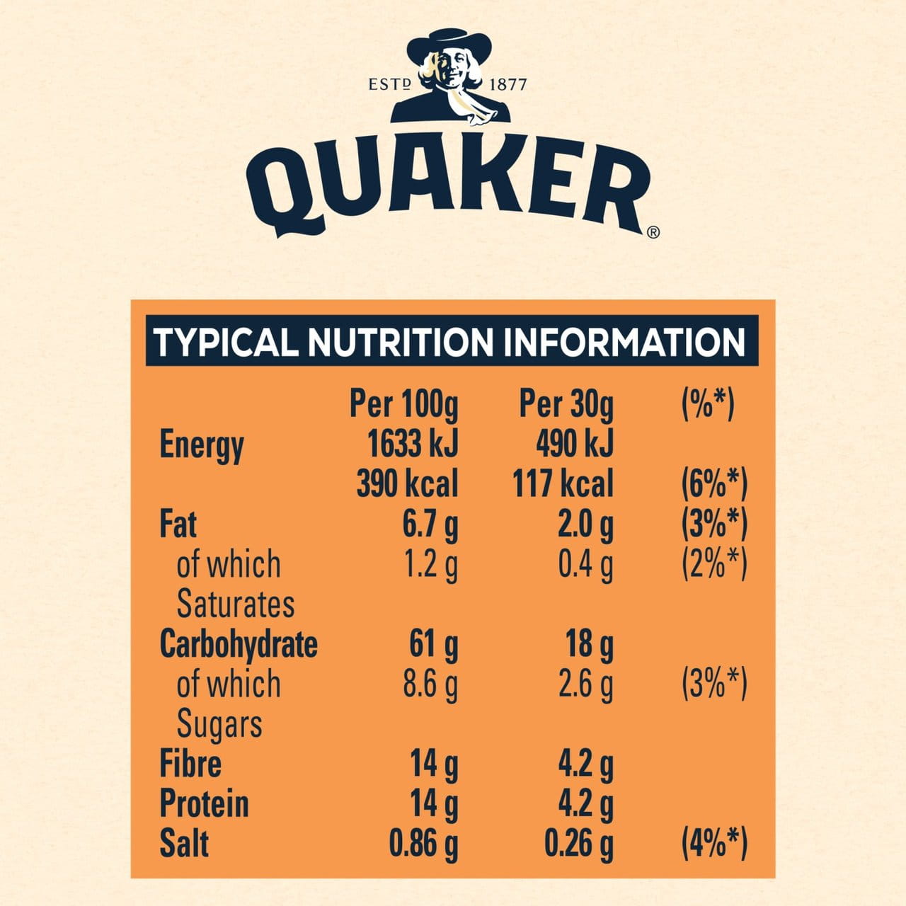 Quaker Original Oat Crisp Cereal 375g 3.jpg