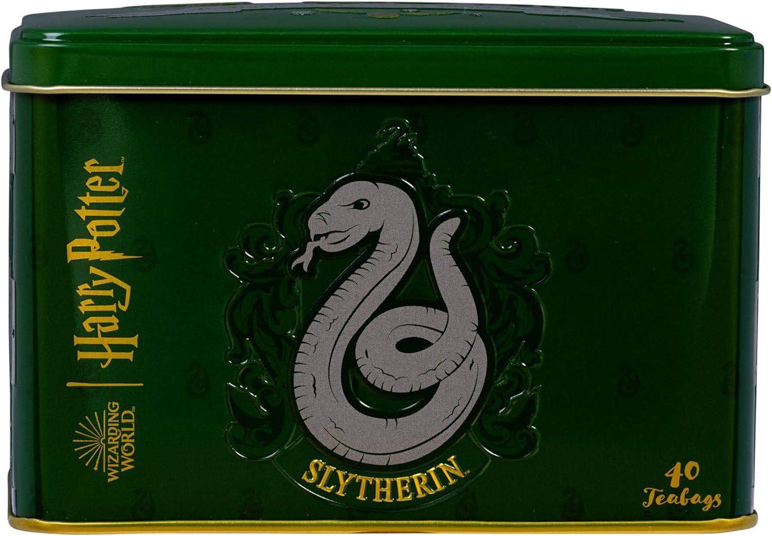 New English Teas Harry Potter Slytherin Crest Tea Caddy with 40 English Breakfast Teabags 11.jpg