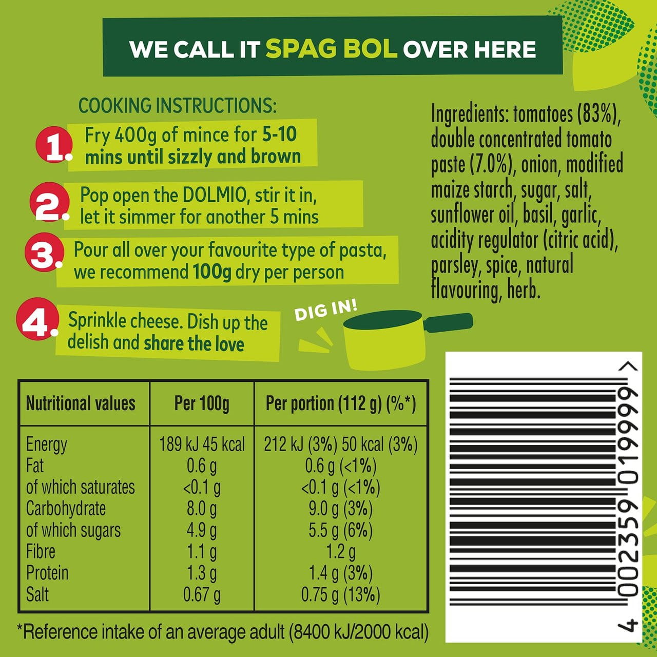 Dolmio Bolognese Original Pasta Sauce 450g 3.jpg