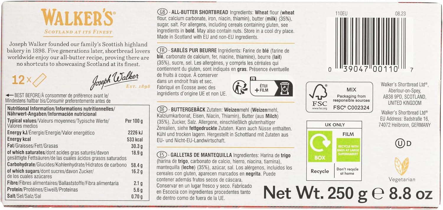Walkers Pure Butter Shortbread Fingers, 250g 2.jpg