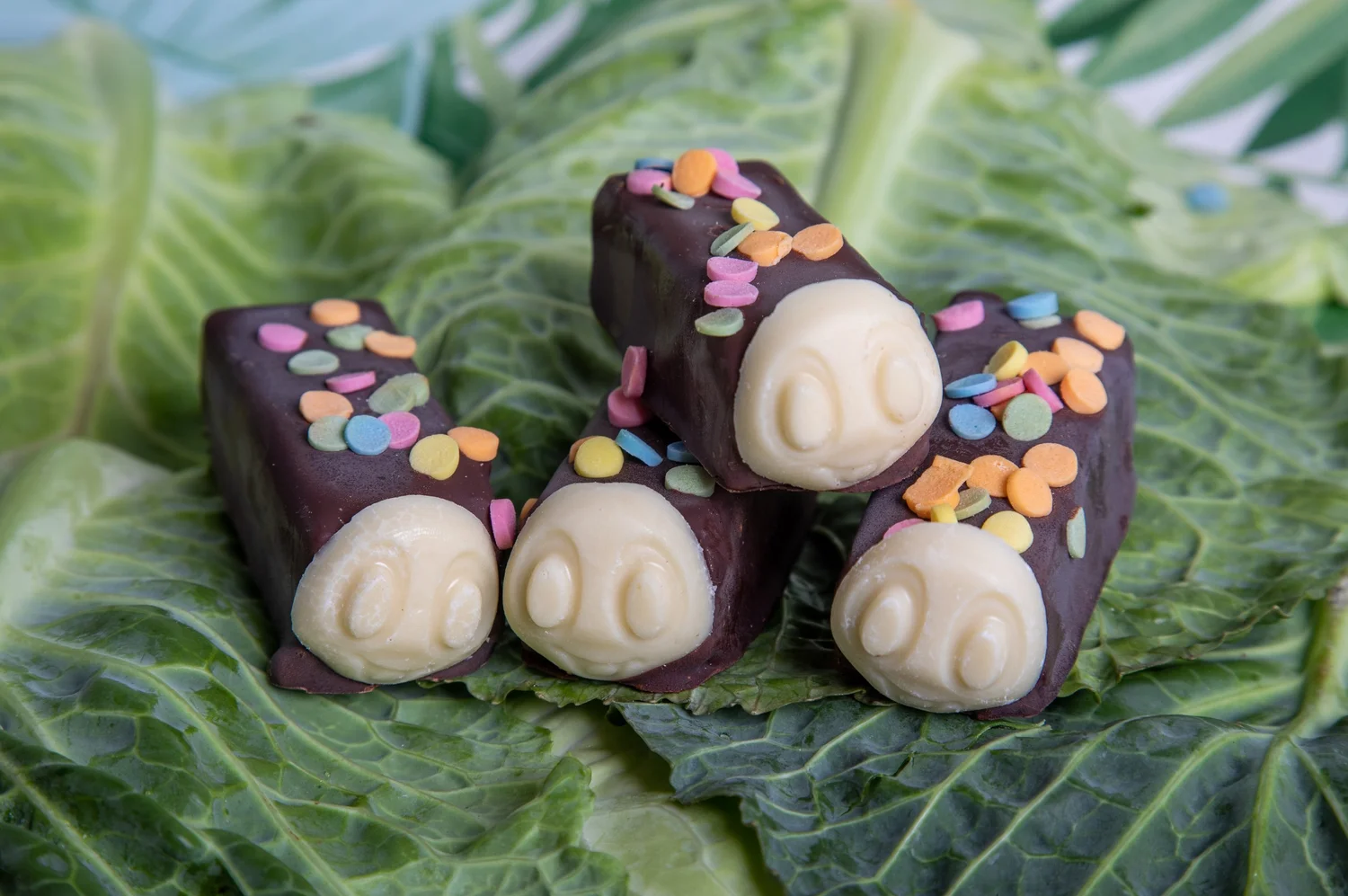 Lazyday Mini Vic the Caterpillar Gluten, Milk & Egg Free + Vegan Cakes 4 x 50g 2.webp