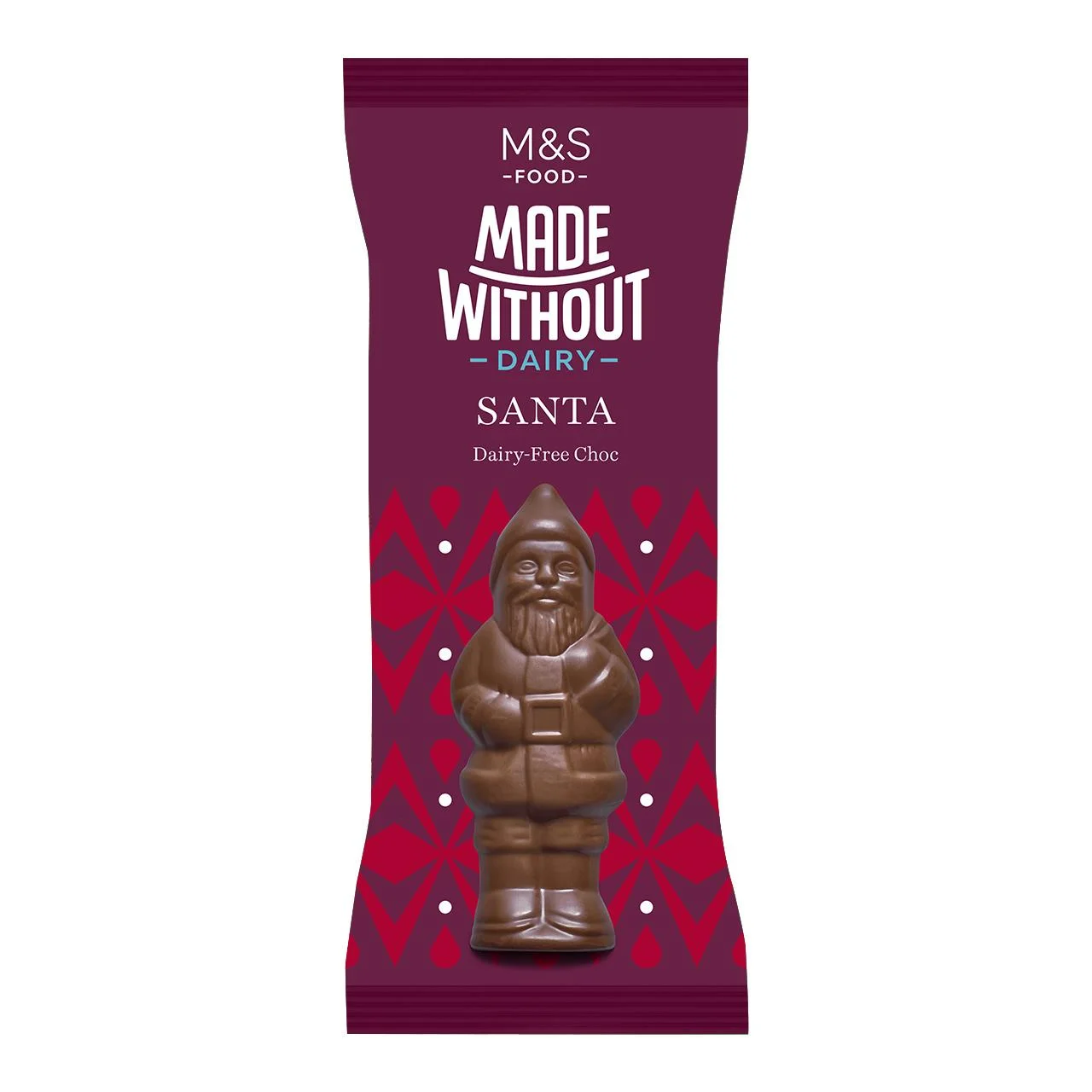 M&S Made Without Dairy Chocolate Santa.webp