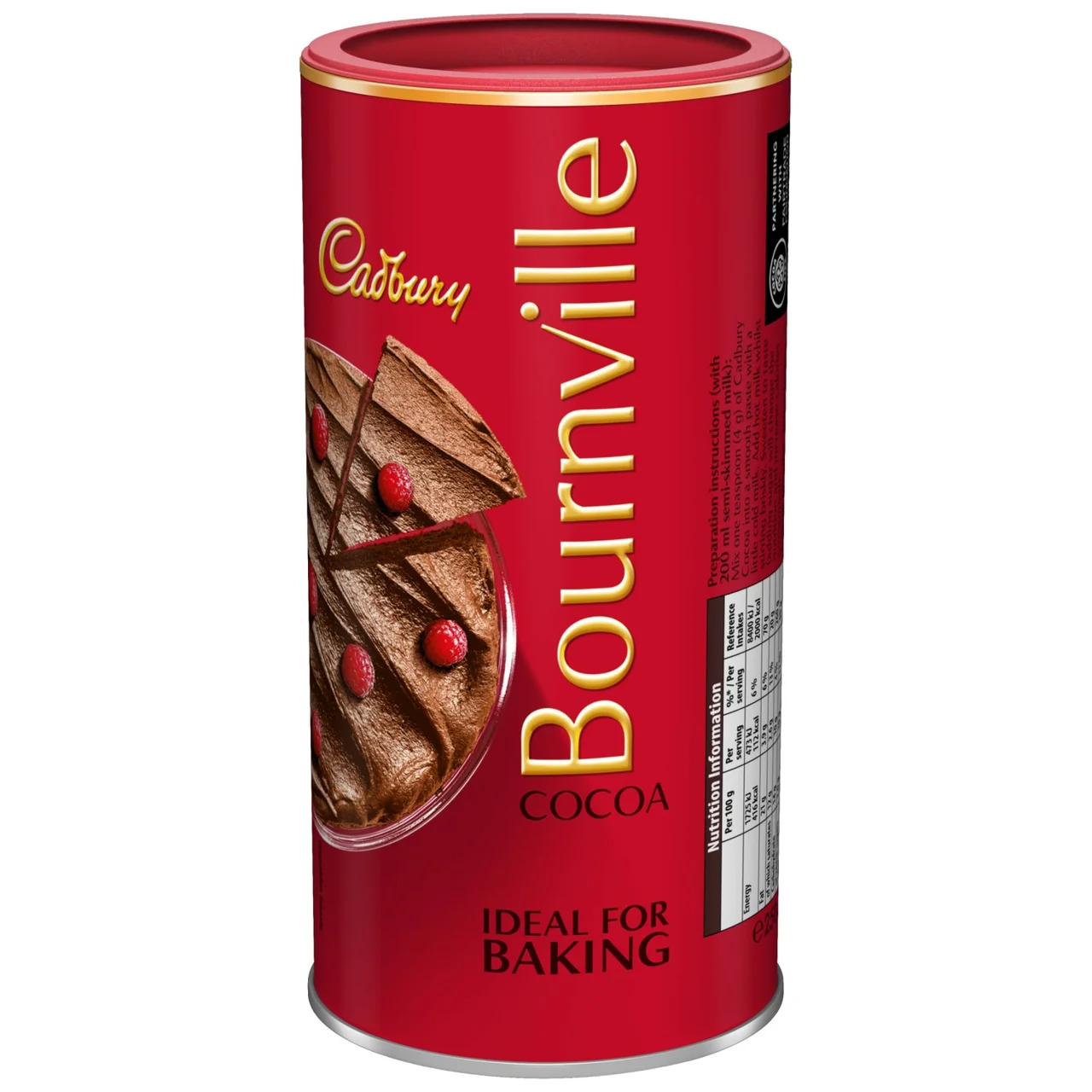 Cadbury Bournville Cocoa Powder Tin 250g 2.webp