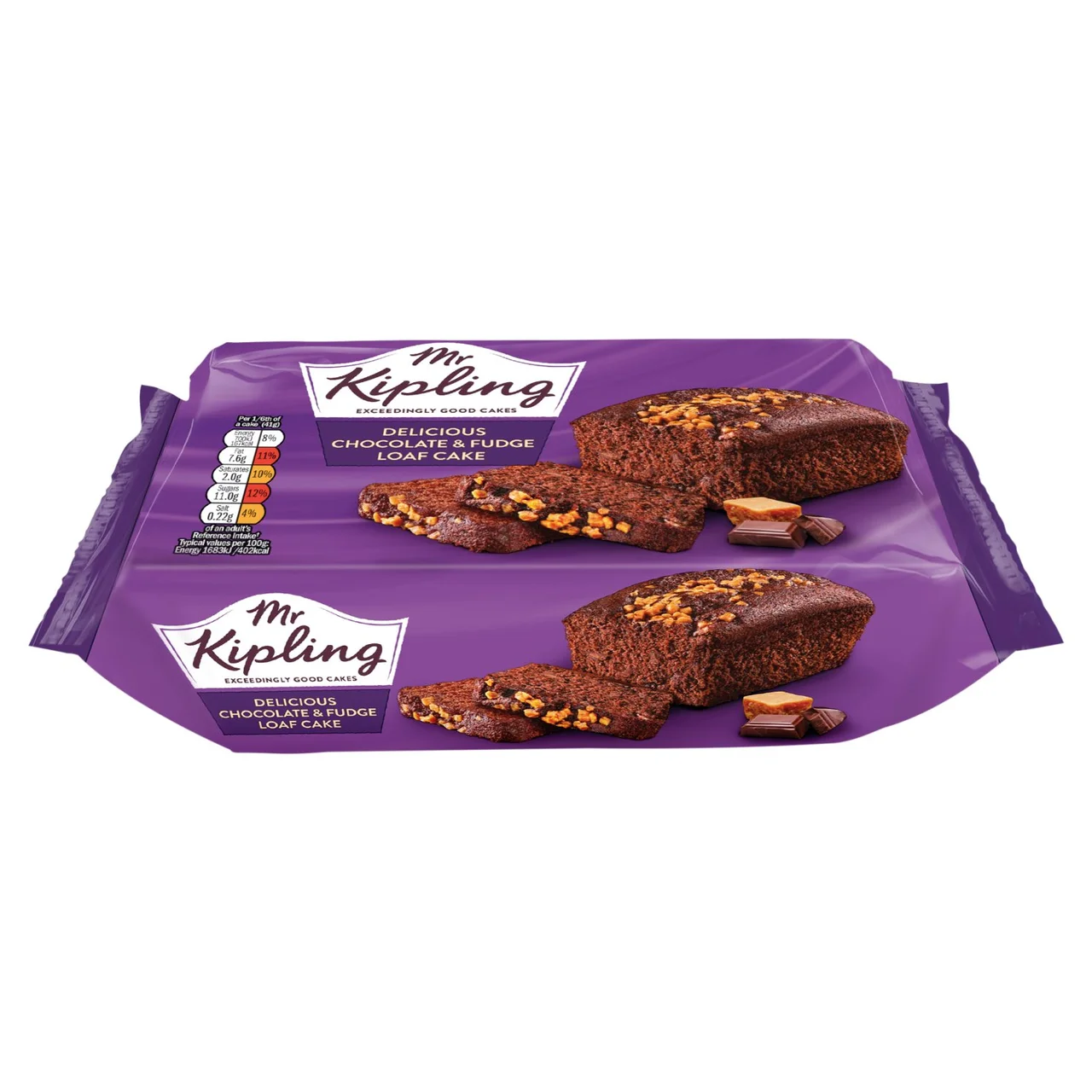 Mr Kipling Indulgent Loaf Cake Chocolate & Fudge 2.webp