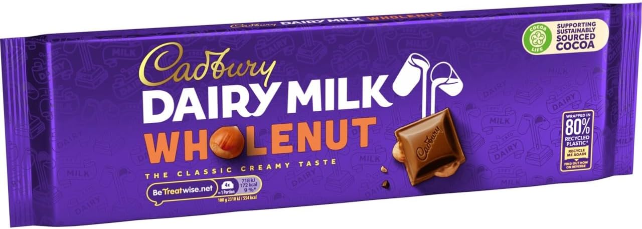 Cadbury Dairy Milk Wholenut Chocolate Bar 280g 2.jpg