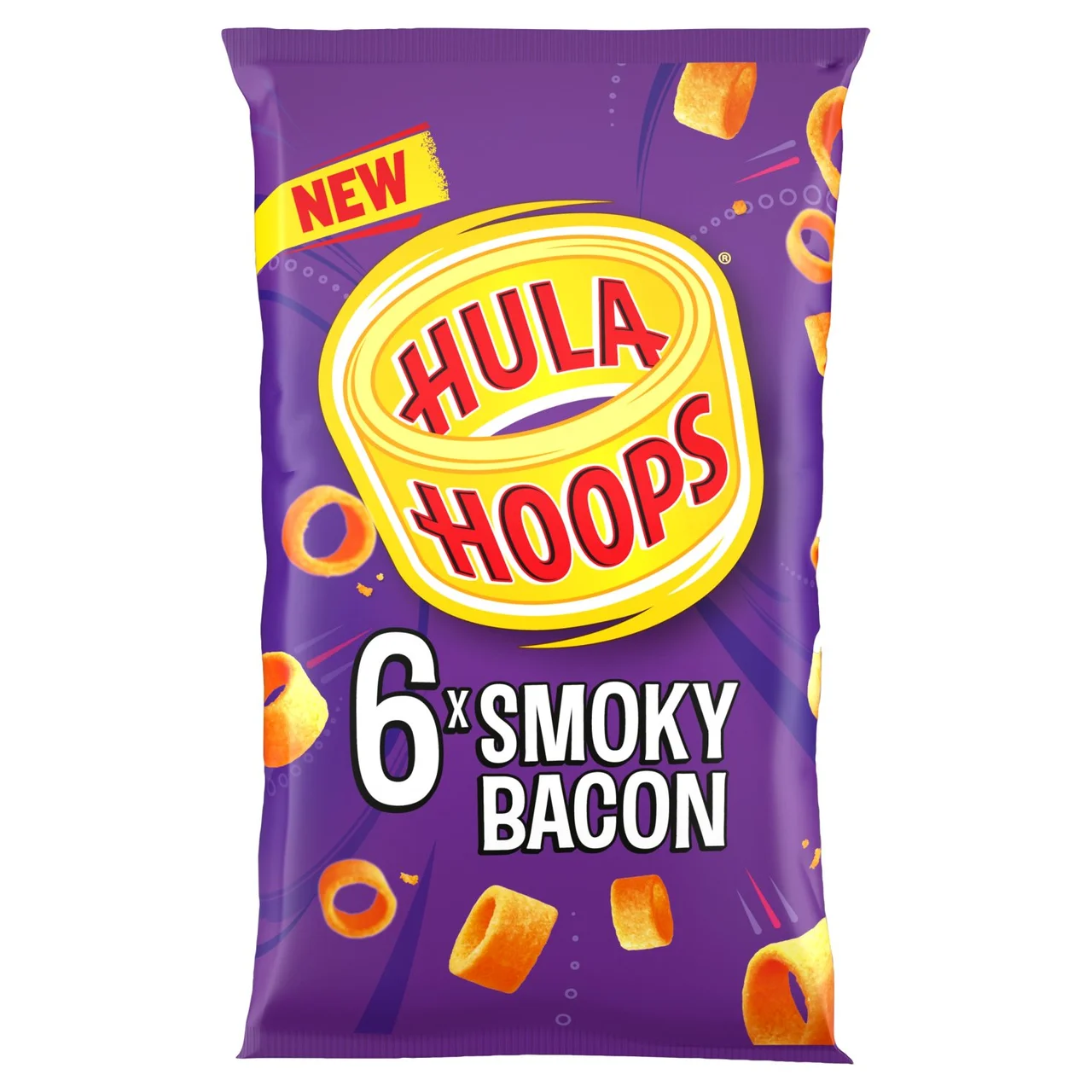 Hula Hoops Smoky Bacon Flavour 6 x 24g 2.webp