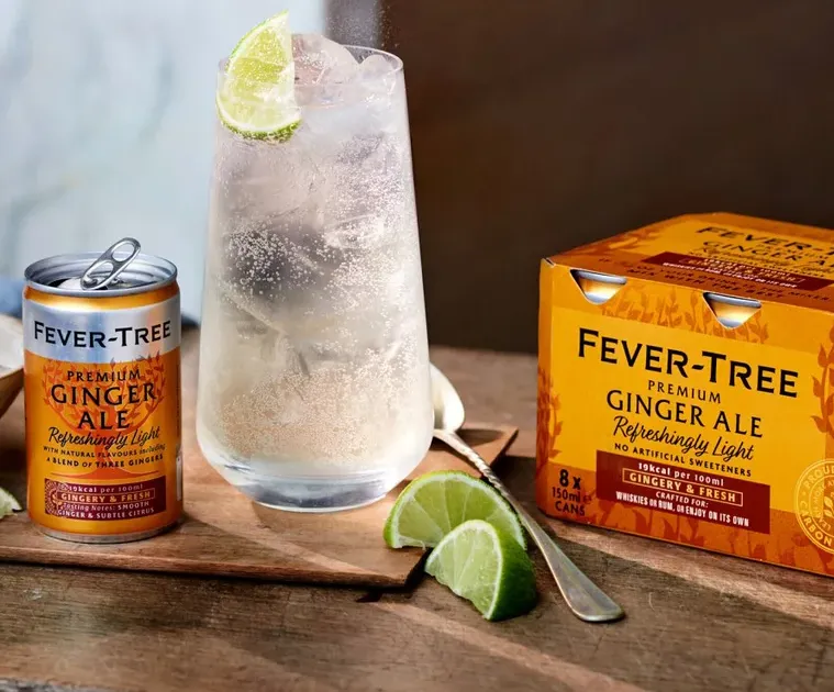 Fever-Tree Refreshingly Light Ginger Ale Cans 8 x 150ml 4.webp