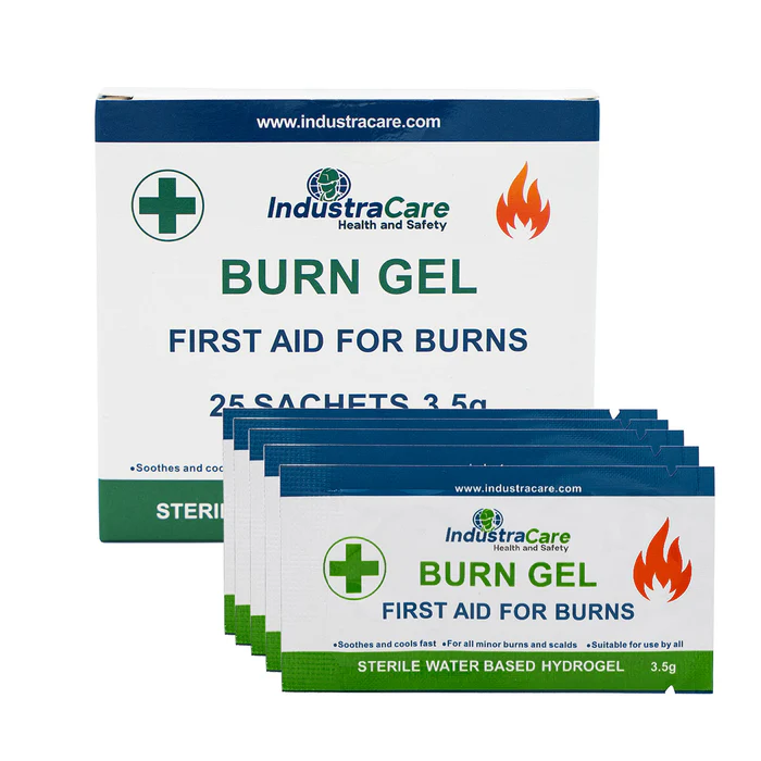 IndustraCare Burn Gel - FIRST AID FOR BURNS - 25 sachets 3.5g.webp