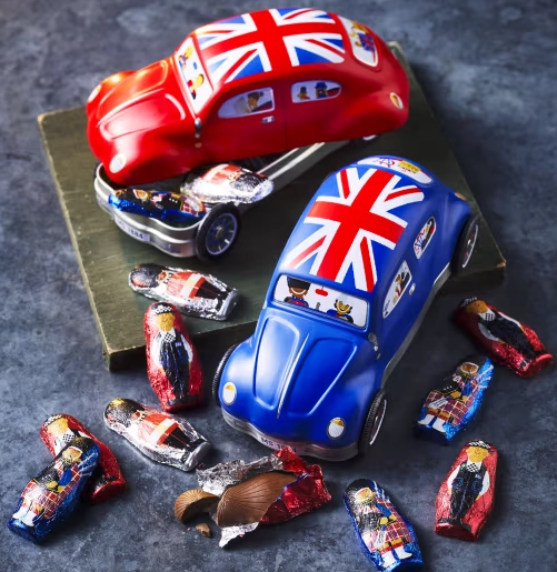Marks & Spencer Push Along Tin Car with Chocolates 69g 2.webp