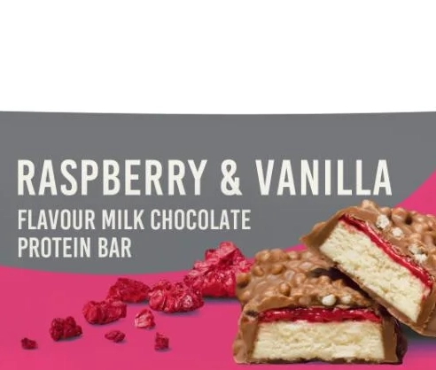 M&S Marks & Spencer Raspberry & Vanilla Chocolate Protein Bar 2.webp