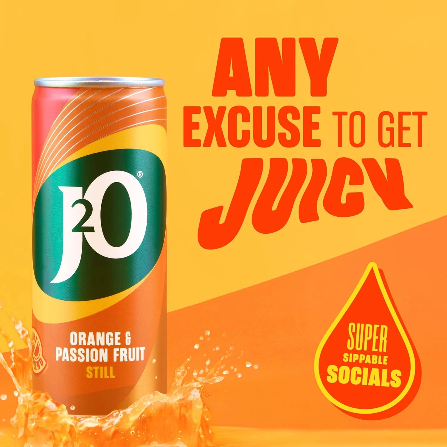 J2O Orange & Passionfruit Still Fruit Soft Drink 4 x 250ml 3.webp