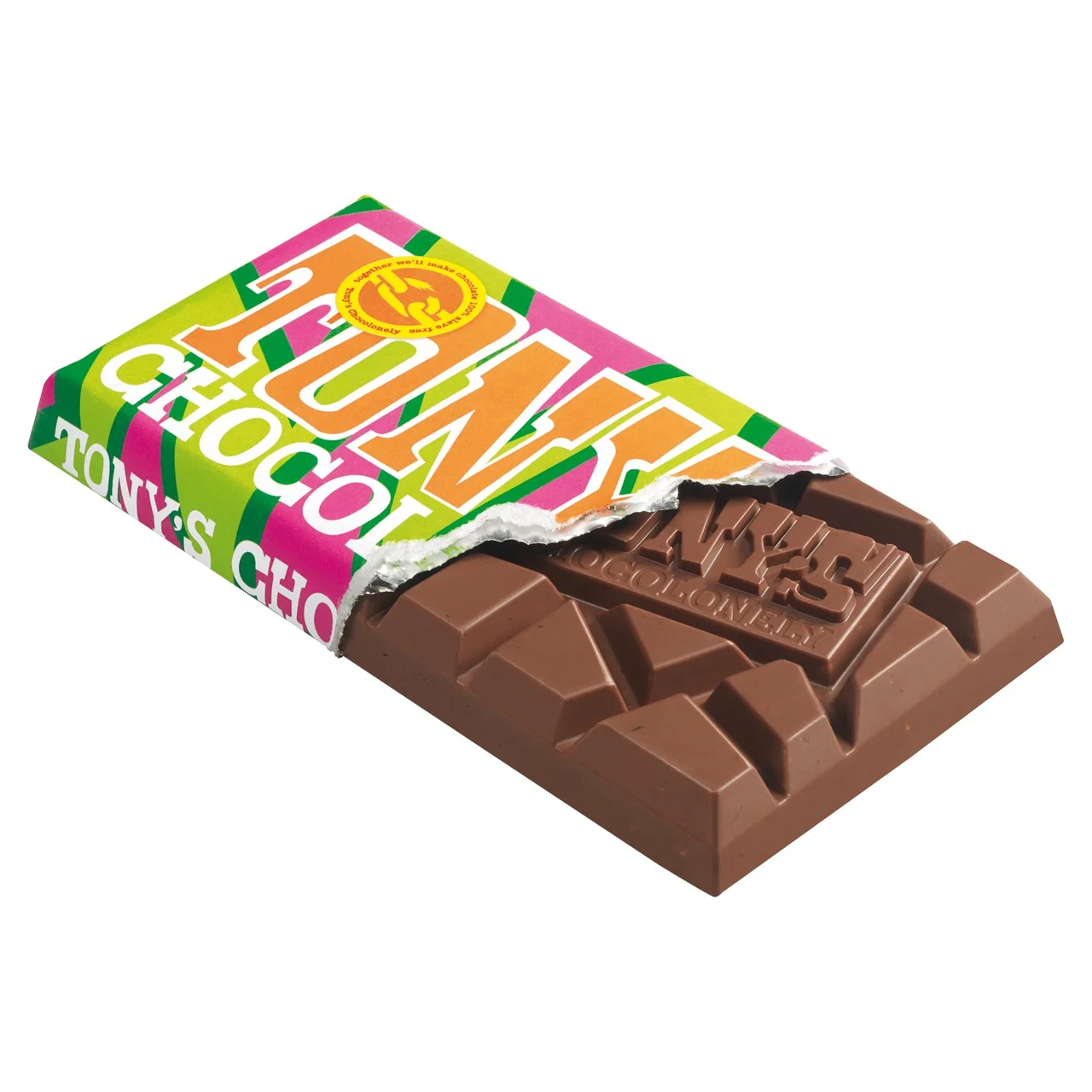 Tony's Chocolonely Milk Chocolate Crunch Pecan Caramel 180g 3.webp