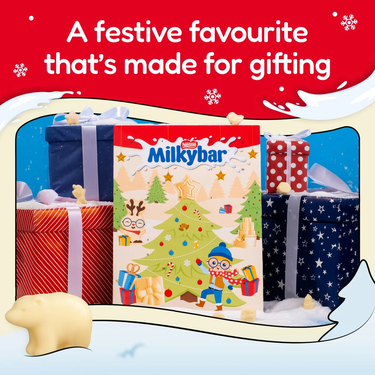 Milkybar White Chocolate Advent Calendar 85g 3.webp