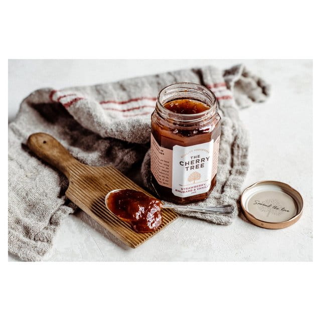 The Cherry Tree Strawberry, Rhubarb & Vanilla Jam 340g 2.jpg